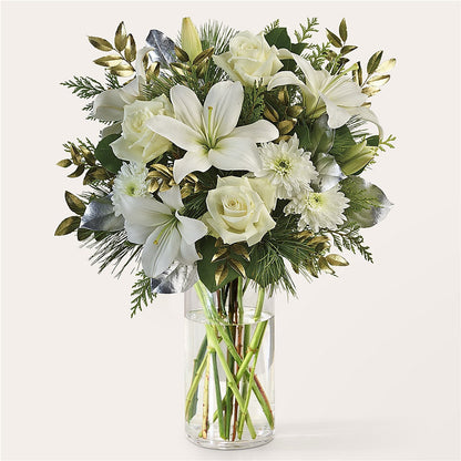 Wintry Mix Bouquet –  Sandelas Flower Shop, Chicago IL