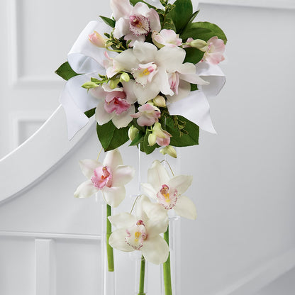 Perfect Entrance Pew Arrangement –  Sandelas Flower Shop, Chicago IL