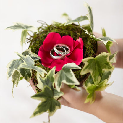 Lila Rose Ring Nest –  Sandelas Flower Shop, Chicago IL