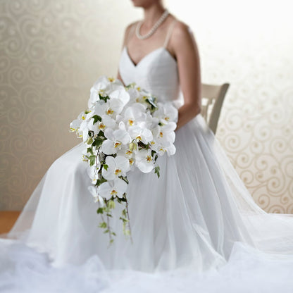 Classic White Bouquet –  Sandelas Flower Shop, Chicago IL