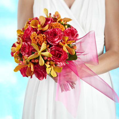 Brilliant Shades of Love Bouquet –  Sandelas Flower Shop, Chicago IL