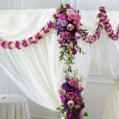 Color & Light Chuppah Decor –  Sandelas Flower Shop, Chicago IL