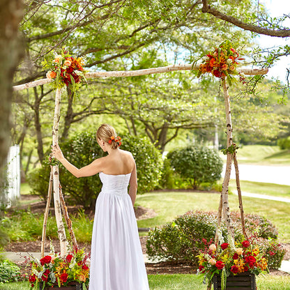 Arbor of Love Archway –  Sandelas Flower Shop, Chicago IL