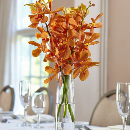 Orange Mokara Bud Vase –  Sandelas Flower Shop, Chicago IL