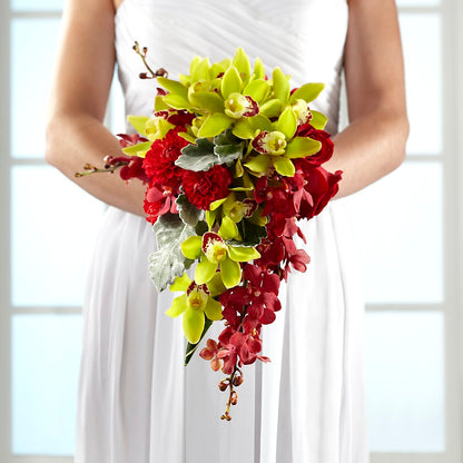 Elegant Orchid Bouquet –  Sandelas Flower Shop, Chicago IL