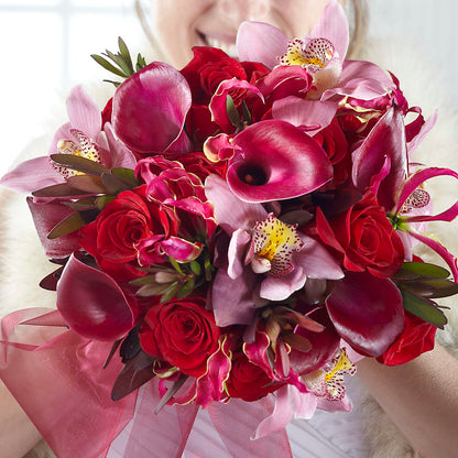 Heart of Hearts Bouquet –  Sandelas Flower Shop, Chicago IL