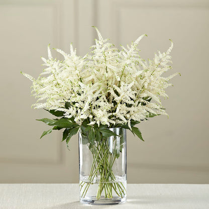 White Astilbe Bouquet –  Sandelas Flower Shop, Chicago IL