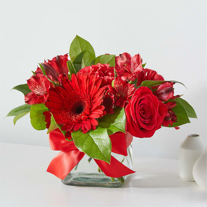 Red Hot Bouquet –  Sandelas Flower Shop, Chicago IL